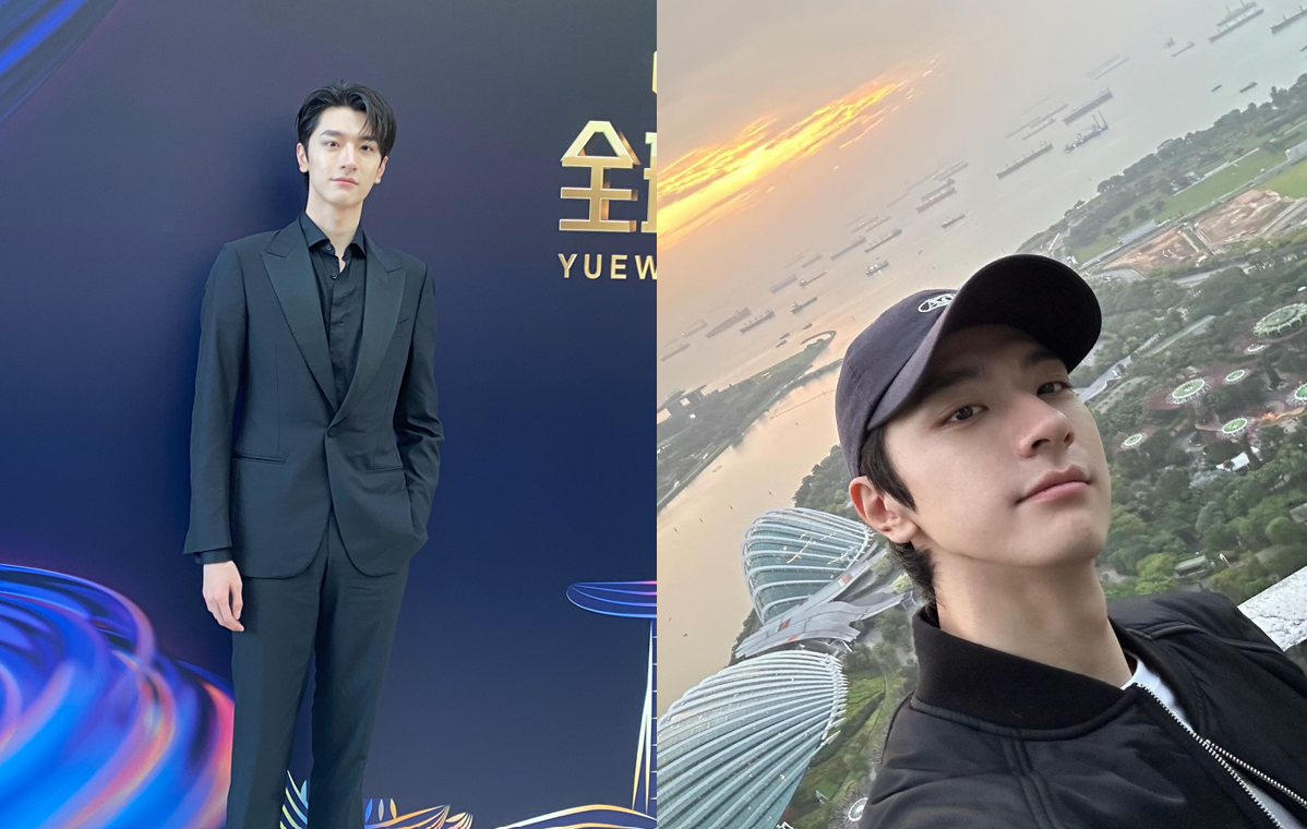 Dylan Wang, Zhang Yunlong and other Chinese stars spotted around Singapore a day after fans thronged MBS event