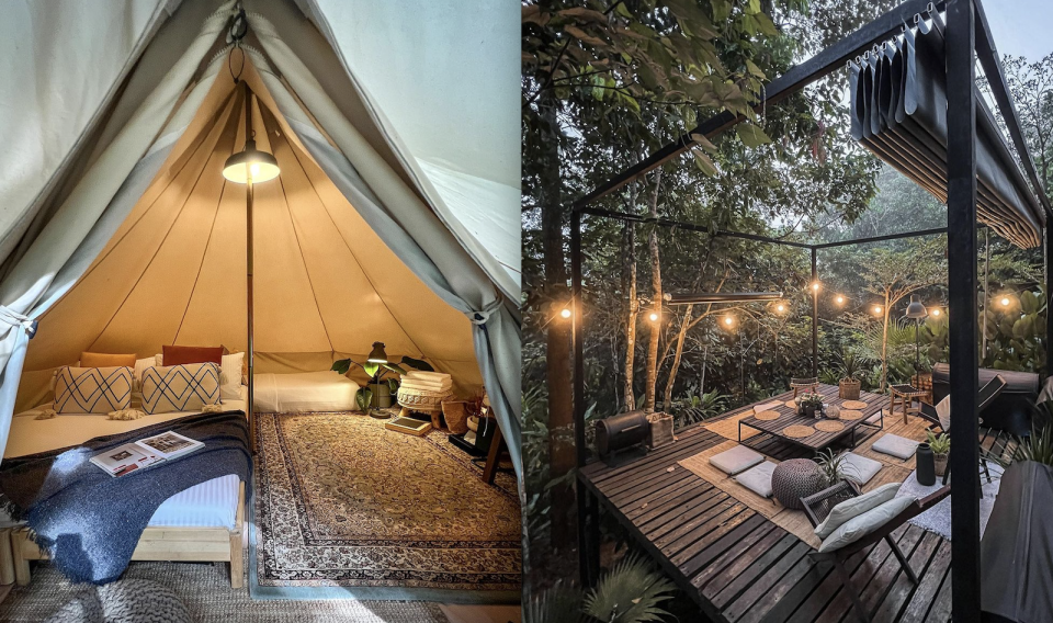 Family of 5 left the city behind for a tiny kampung house in the countryside of Kuala Pilah just before the pandemic; now operates glamping business