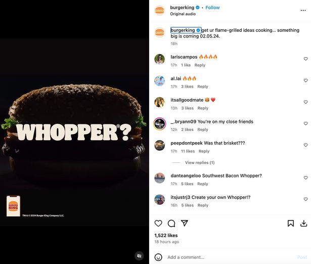 Burger King debuts 'sweet' Candied Bacon Whopper along with other updates on fan faves