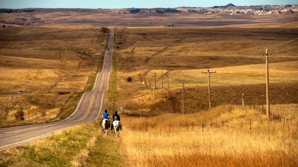 South Dakota governor Kristi Noem banished from tribal land over proposed border security maneuver