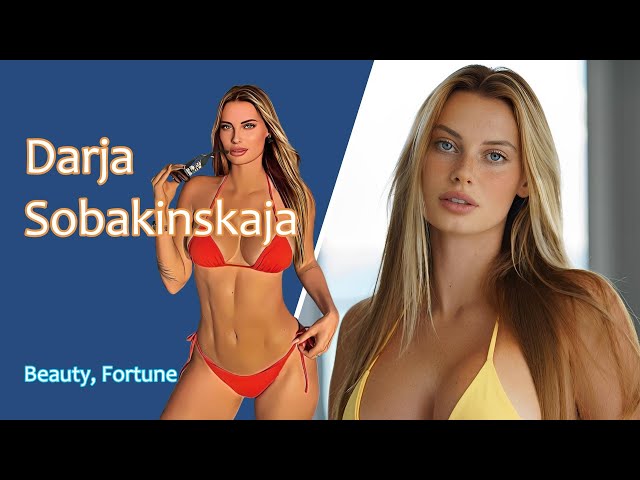 Darja Sobakinskaja, Russian model, social media influencer | Biography, Lifestyle, Career | BF&G