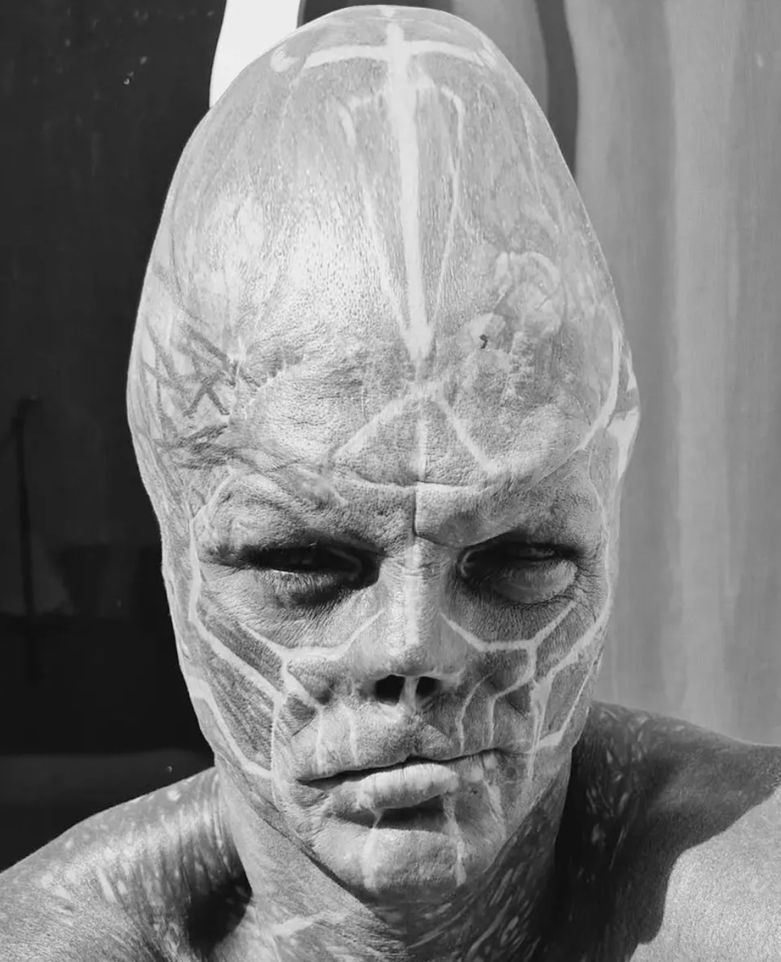 'Black alien' with extreme body modifications shocks fans after sharing 'new look'