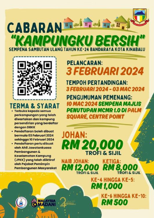 Kota Kinabalu villages to compete in cleanliness contest | Nestia