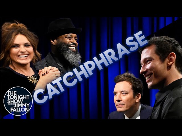 Catchphrase with Mariska Hargitay and Callum Turner | The Tonight Show Starring Jimmy Fallon