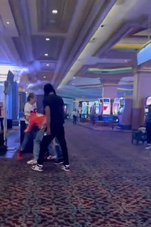 Super Bowl fans fight in shocking footage from Las Vegas casino after Chiefs beat 49ers