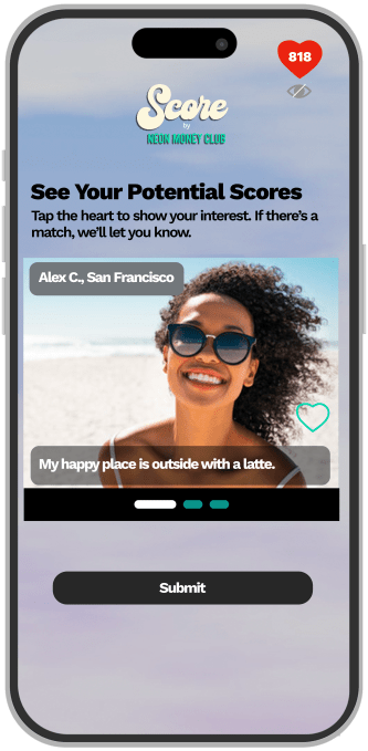 Score is a new dating app for people with good to excellent credit