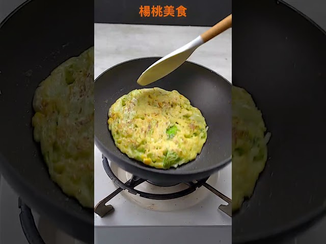 【Shorts短片】超简单大坂烧！免备料、免碗盘，5分钟就上桌！