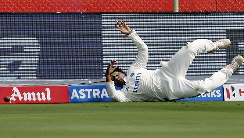 Cricket-Jurel, Sarfaraz make India debut against England in Rajkot