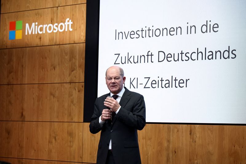 Microsoft to invest 3.2 billion eur in Germany in AI push