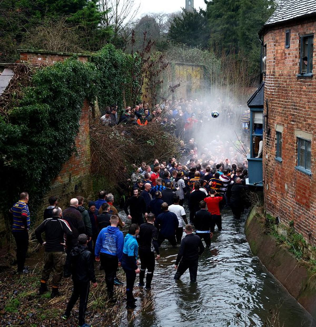 For England's Ashbourne, Shrovetide football is 'in our blood'