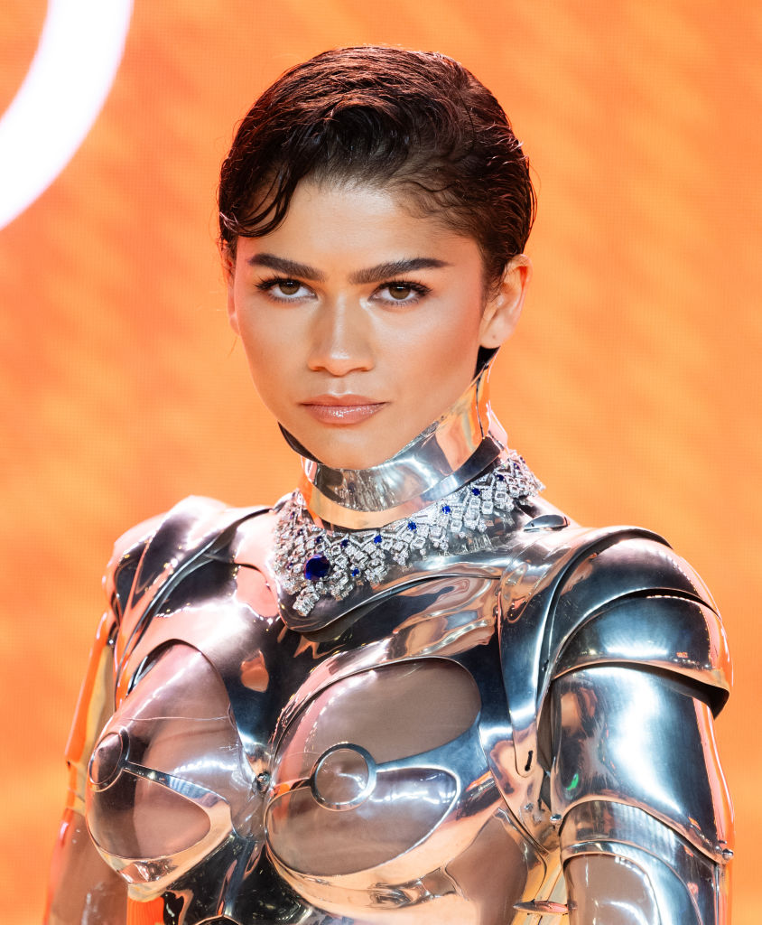 People can't stop talking about Zendaya's metal body suit she wore for Dune premiere