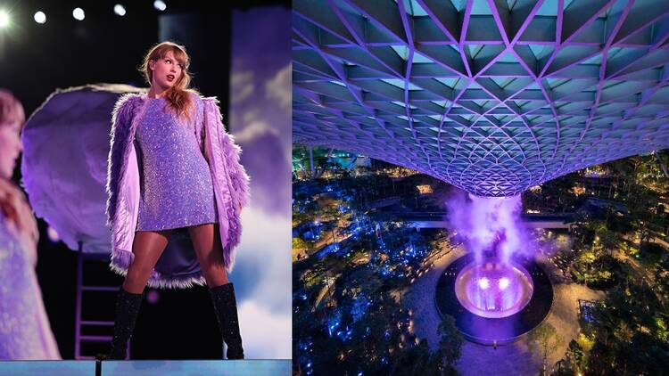 Check out the largest Taylor Swift event in Singapore: a three hour sing-along session held at Jewel Changi Airport
