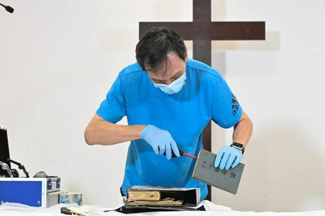 Telok Ayer Chinese Methodist Church discovers 100-year-old time capsule