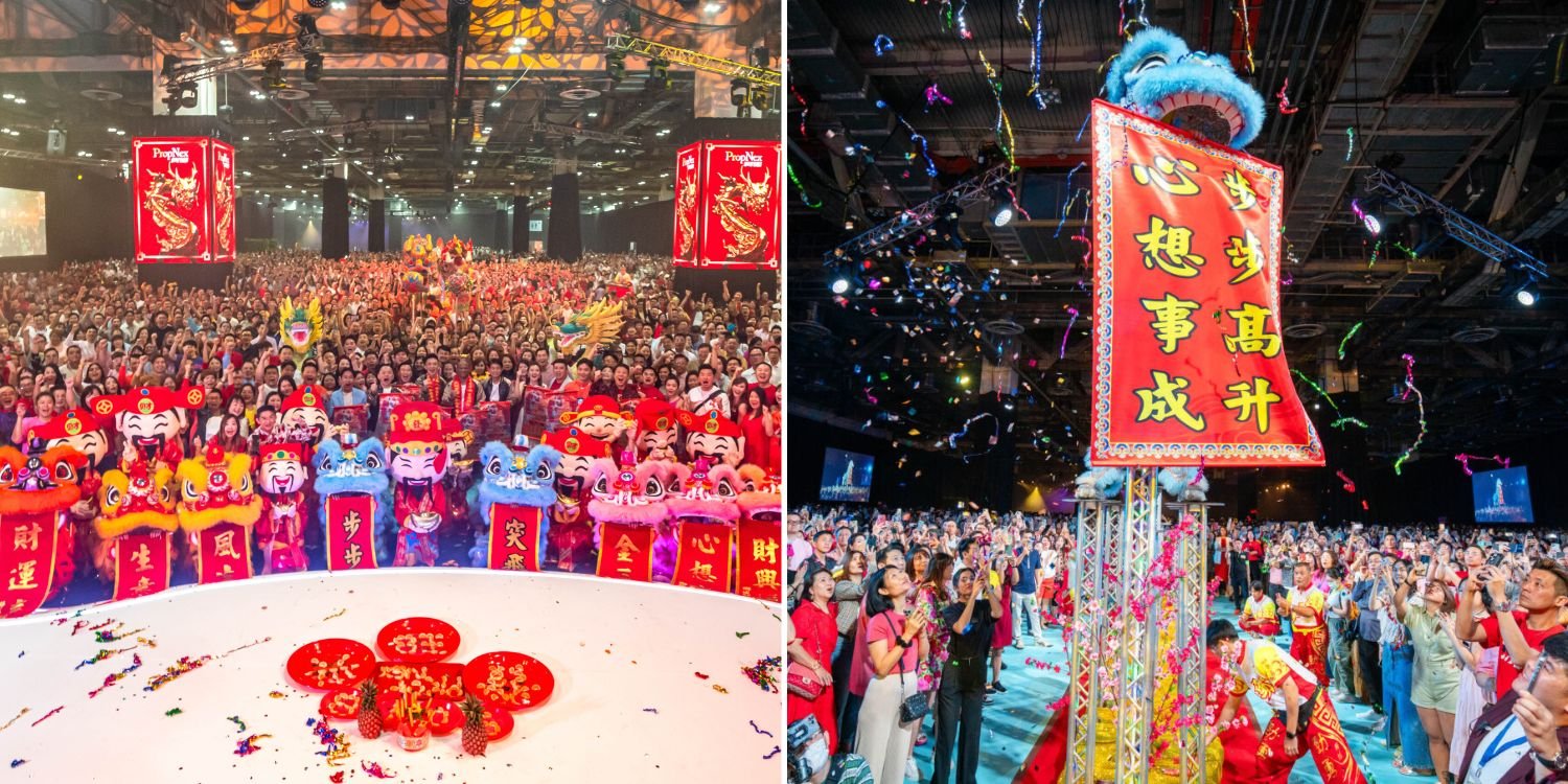 More than 3,000 people gather at mbs convention centre for record-breaking lo hei toss