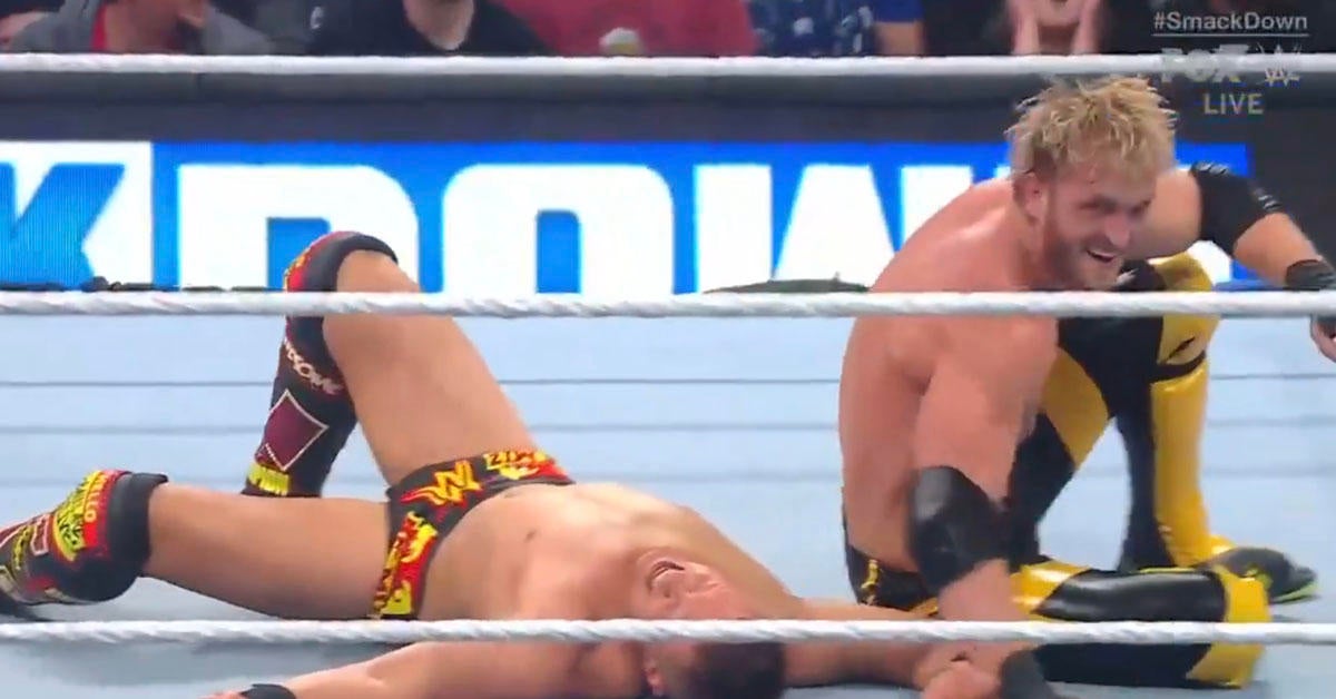 WWE's Logan Paul Wins Last Spot in Men's Elimination Chamber Match on SmackDown