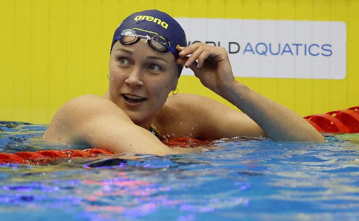 Sjostrom tops qualifying for 50m freestyle in Doha