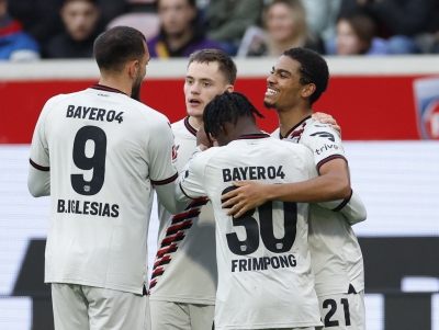 Leverkusen beat Heidenheim to go eight clear in Bundesliga