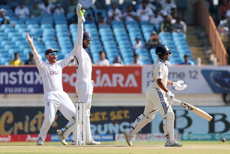 Cricket-India tighten grip after Jaiswal double ton deflates England