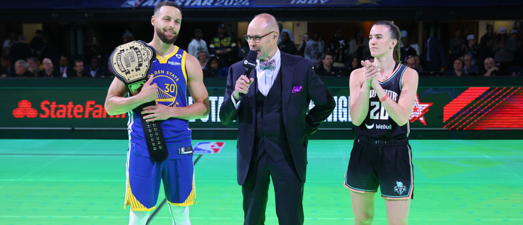 Stephen Curry Narrowly Beat Sabrina Ionescu In A Thrilling Three-Point Shootout