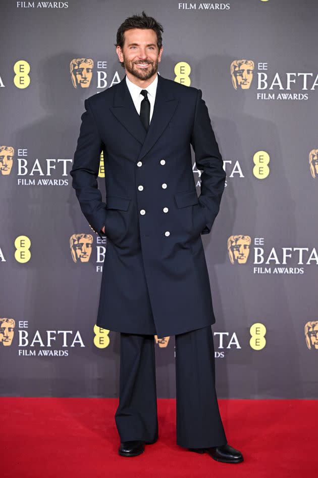 Bradley Cooper's baftas red carpet look is a total 180 from his normal style
