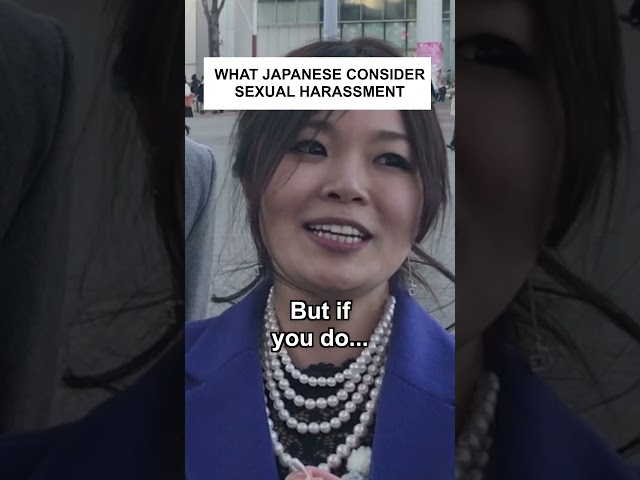 What Japanese Consider Sexual Harassment #shorts