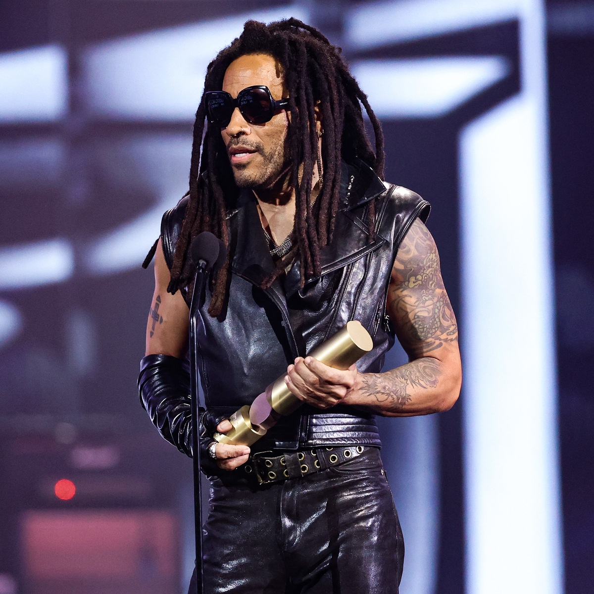 Lenny Kravitz Details His Inspirational Journey While Accepting Music Icon Award at 2024 PCAs