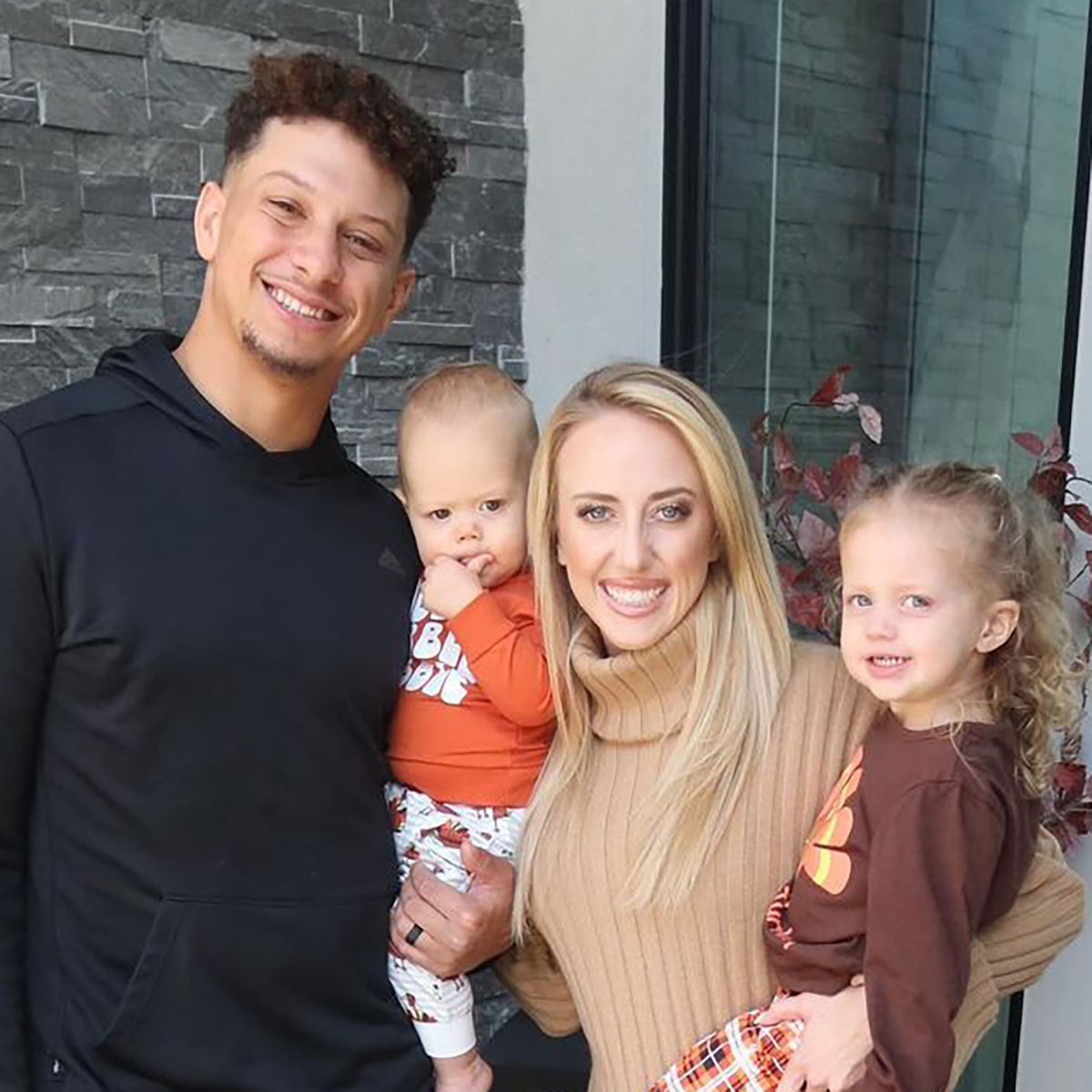Brittany Mahomes Appears Makeup-Free as She Holds Both Kids Sterling and Bronze in Sweet Photo