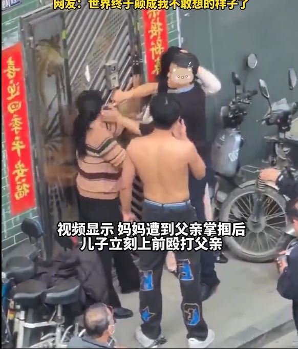 有片│广州人夫「偷食」儿子女友 被妻儿捉姦仍肉身护「小三」