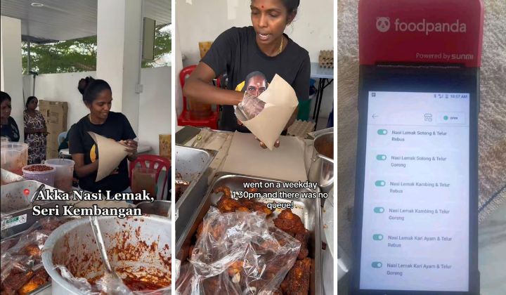No Need To Queue Anymore – Viral ‘Akka Nasi Lemak’ Now On FoodPanda