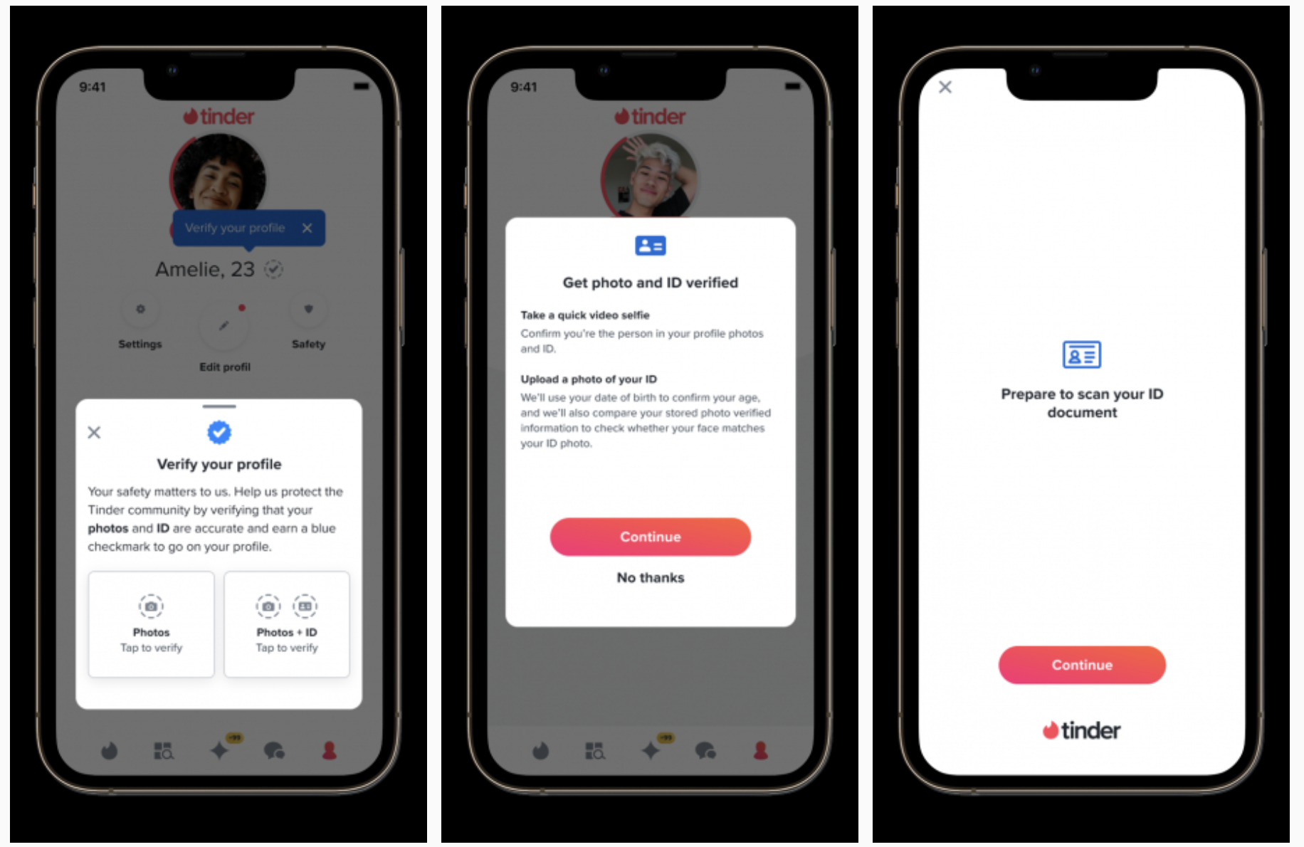 Tinder is expanding ID verification to the US, UK, Brazil and Mexico