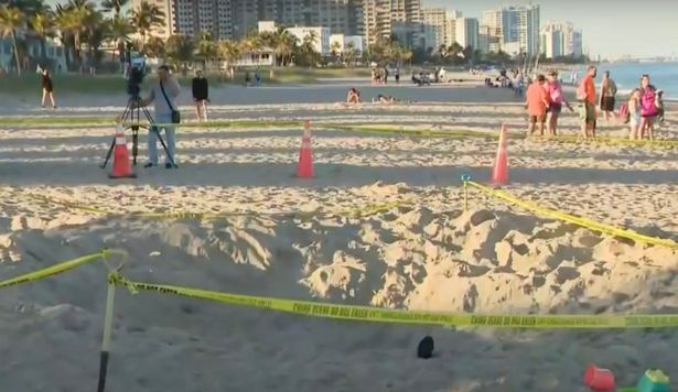 Horrifying moment passers-by tried to save girl, 5, trapped in sand hole who later died