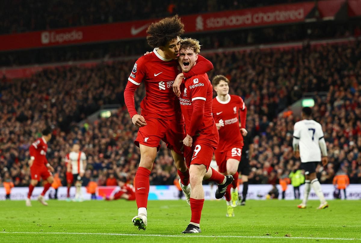 Liverpool beat Luton 4-1 to go four points clear