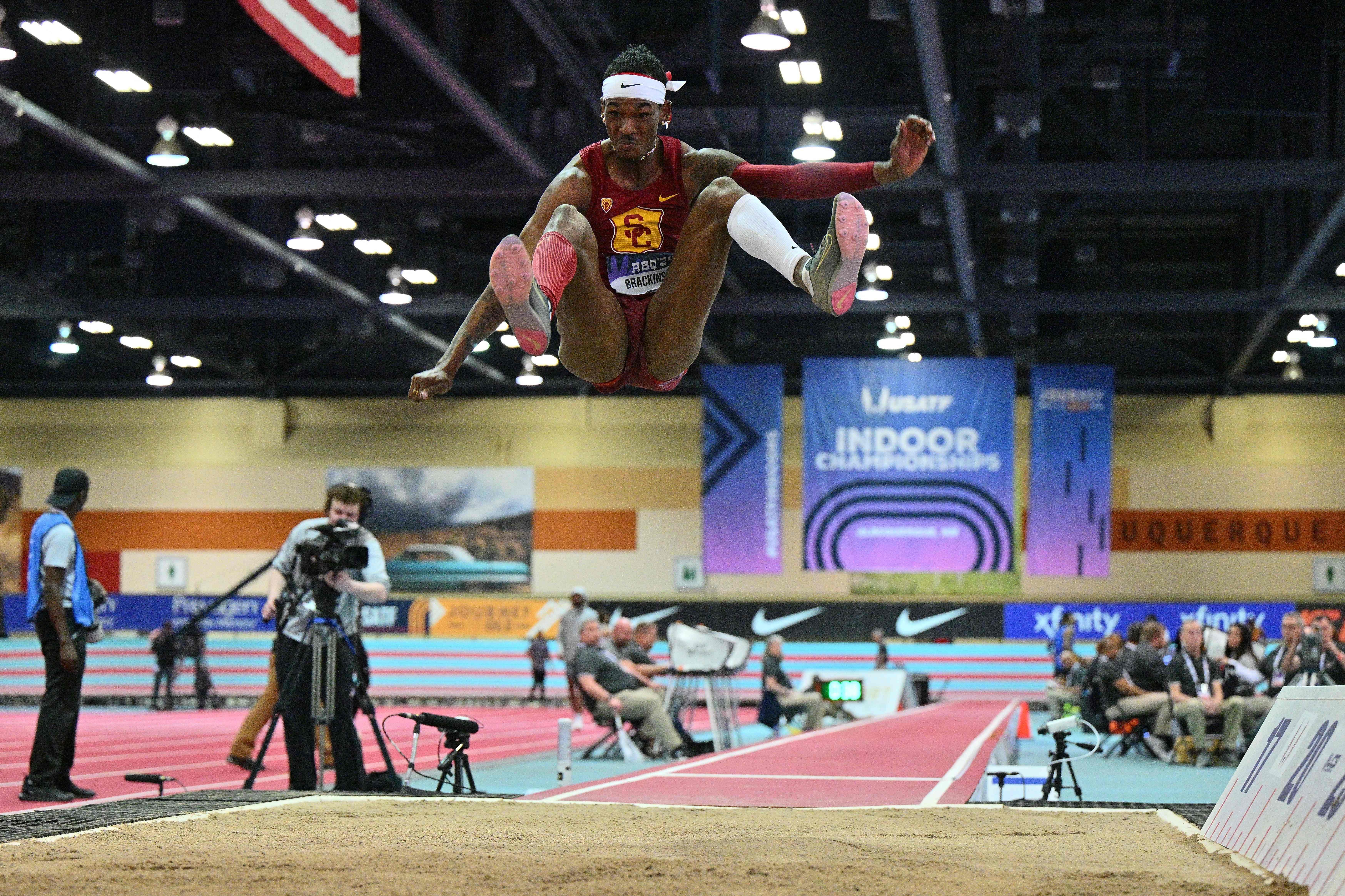 Long jumpers take aim at potential take-off rule changes