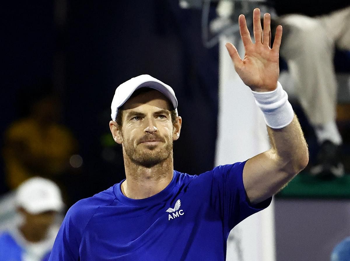 Murray drops retirement hint after 500th hard-court win in Dubai