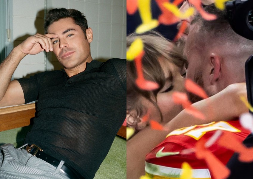 Zac Efron loves that Taylor Swift and Travis Kelce's romance is compared to High School Musical