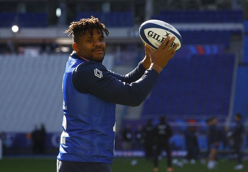 Rugby-France's Danty will miss rest of Six Nations after suspension