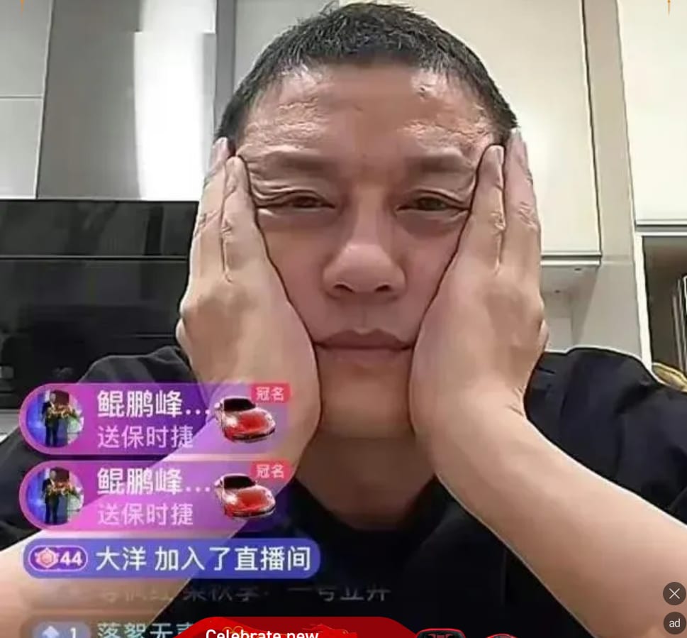 Faye Wong’s Ex Li Yapeng Cries About Debts On Live Stream, Asks Fans To Donate To Living Expenses