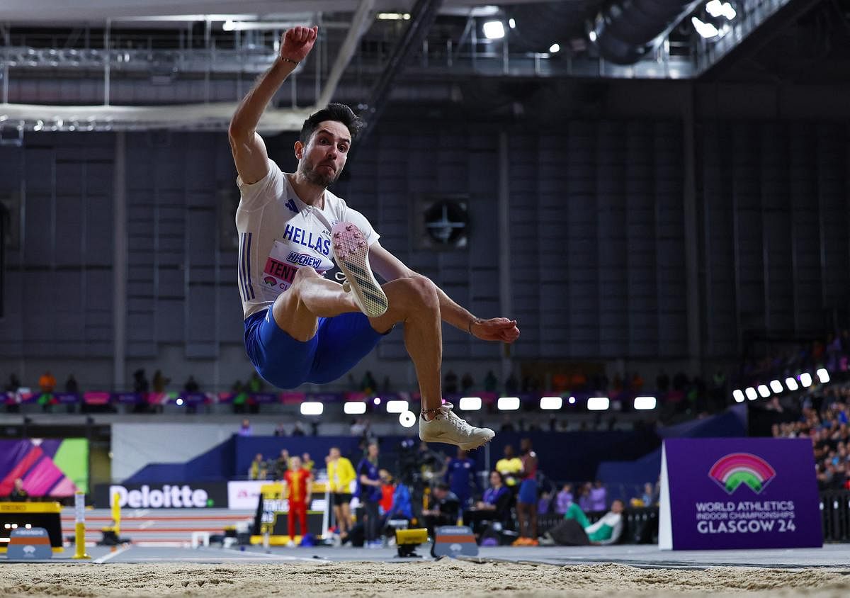 Tentoglou soars to second world indoor long jump title