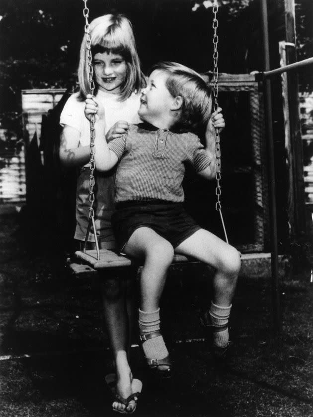 Princess Diana's brother shares sweet childhood photo of 'happy' siblings
