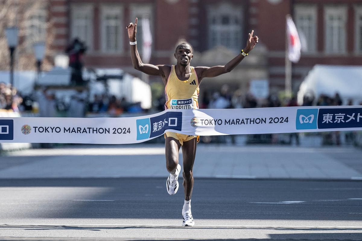 Eliud Kipchoge struggles to 10th place as Benson Kipruto wins Tokyo Marathon