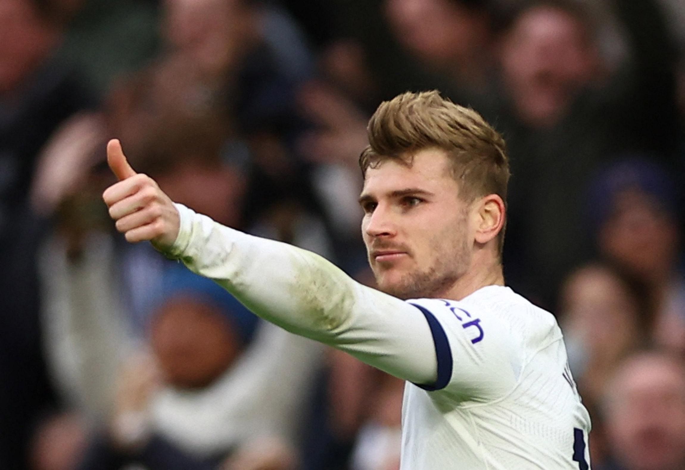 Timo Werner sparks Tottenham comeback win over Crystal Palace