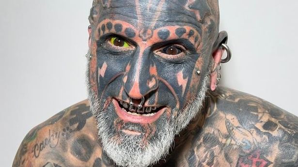'Real life demon' reveals passion for hanging in mid-air - by hooks pierced into his skin