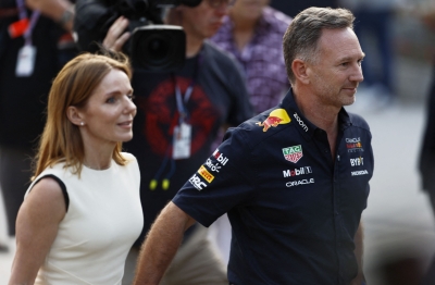 Geri Halliwell joins embattled husband Horner at Bahrain GP
