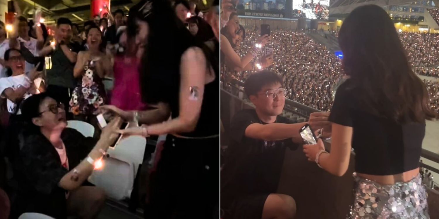 Proposals made at taylor swift concert in s’pore as couples write their ‘love story’