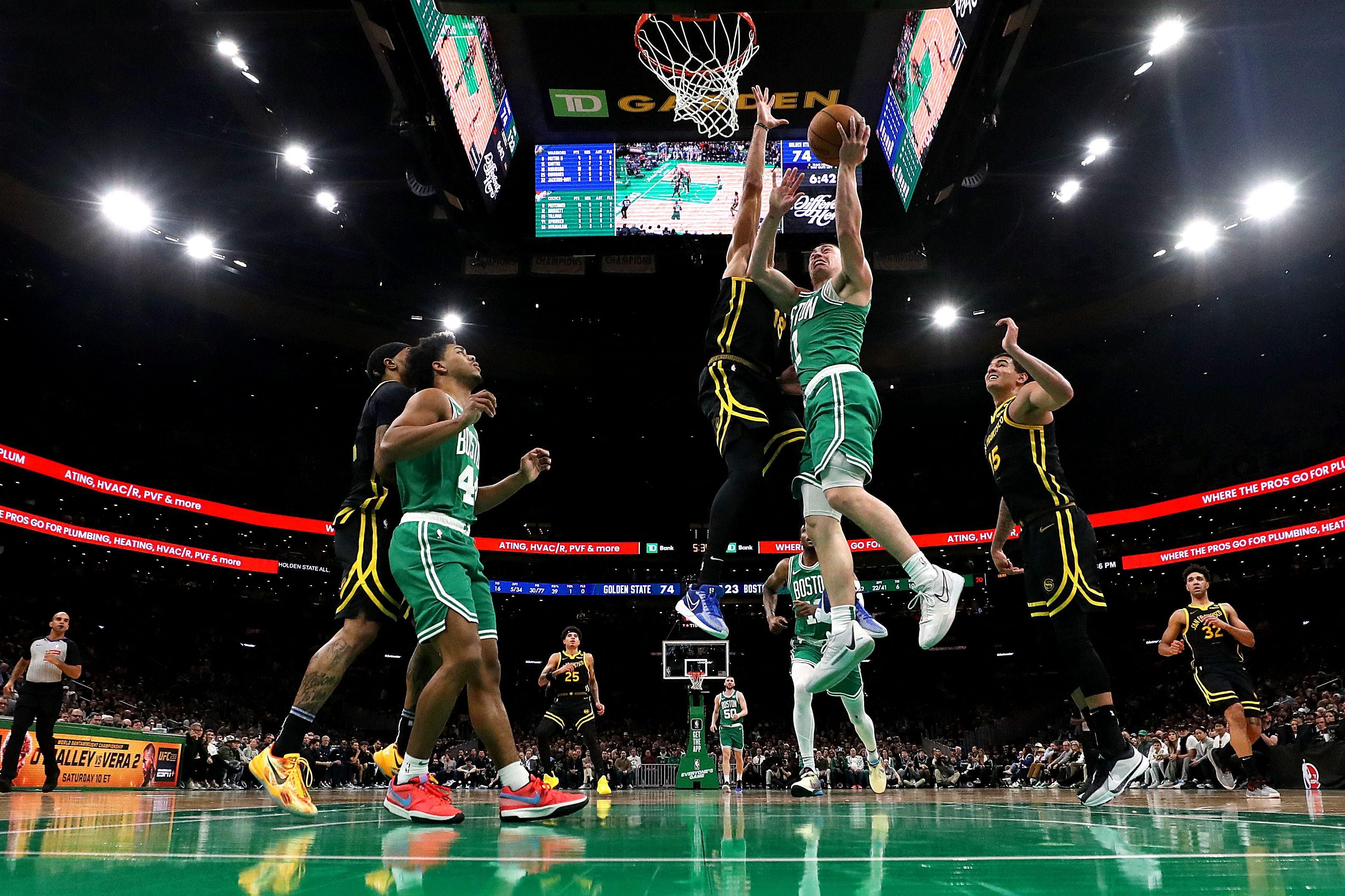 Boston Celtics lead by as many as 56 points, crush Golden State Warriors 140-88