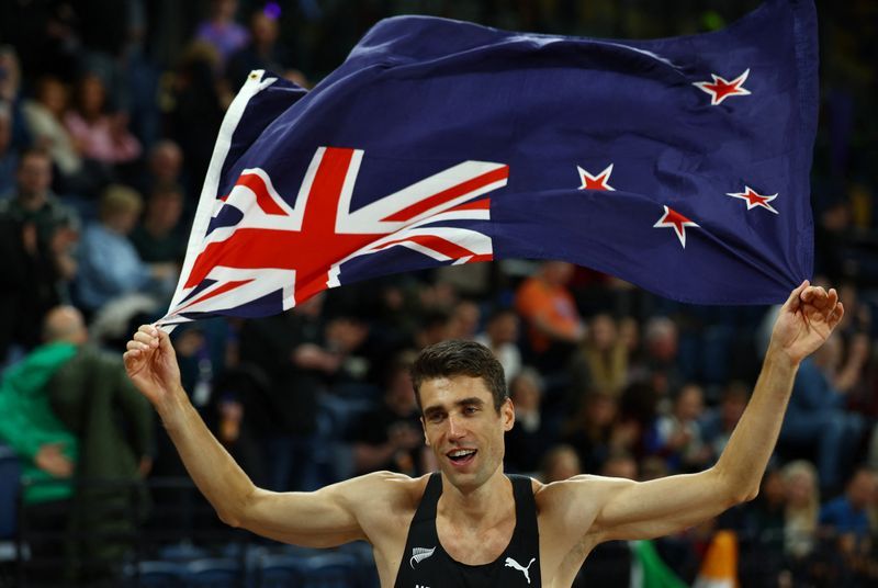 Athletics-Kerr finds peace in the bathroom to win world indoor high jump title