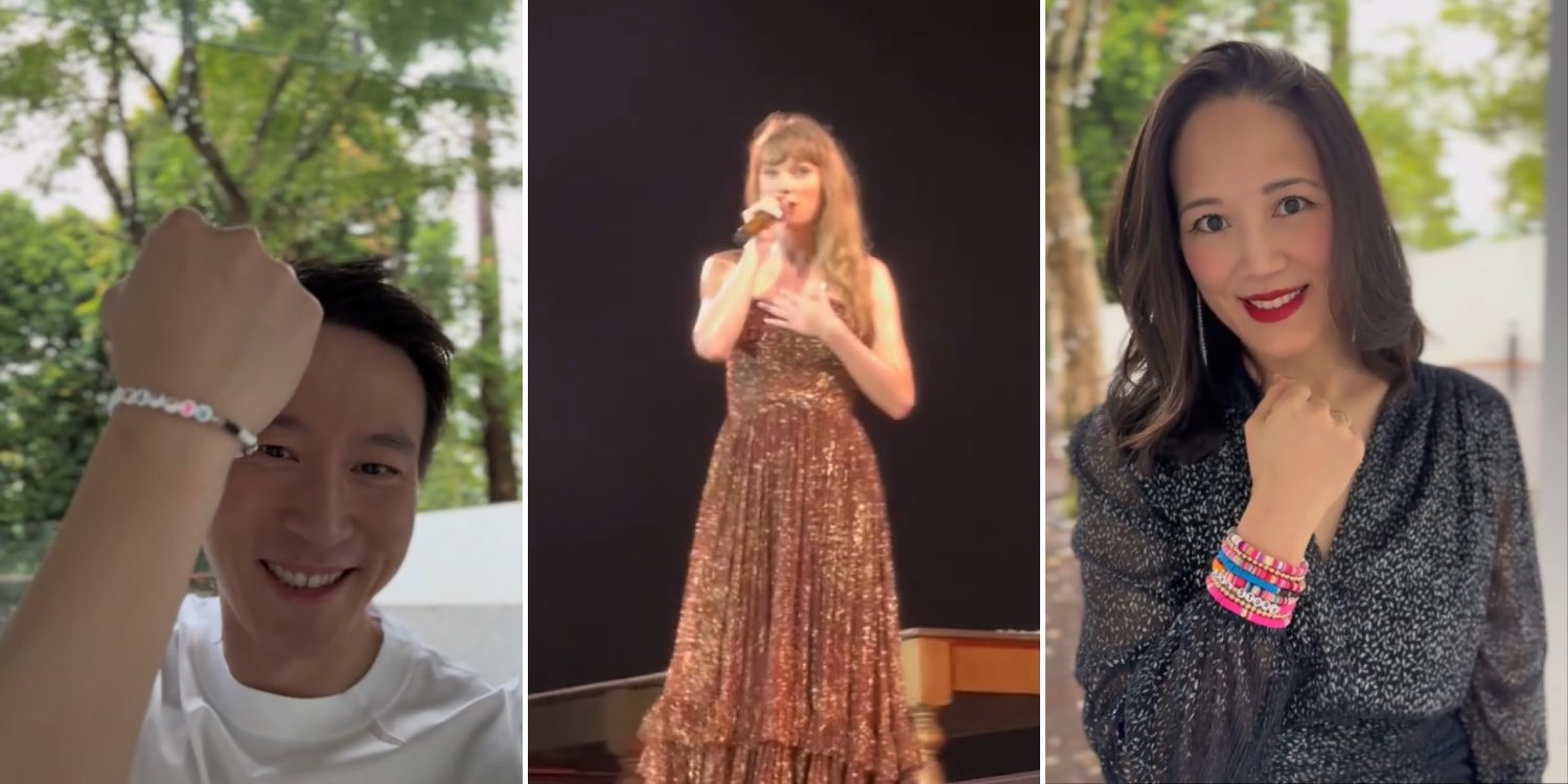 Tiktok CEO chew shou zi & family attend taylor Swift’s s’pore concert amid universal music group spat