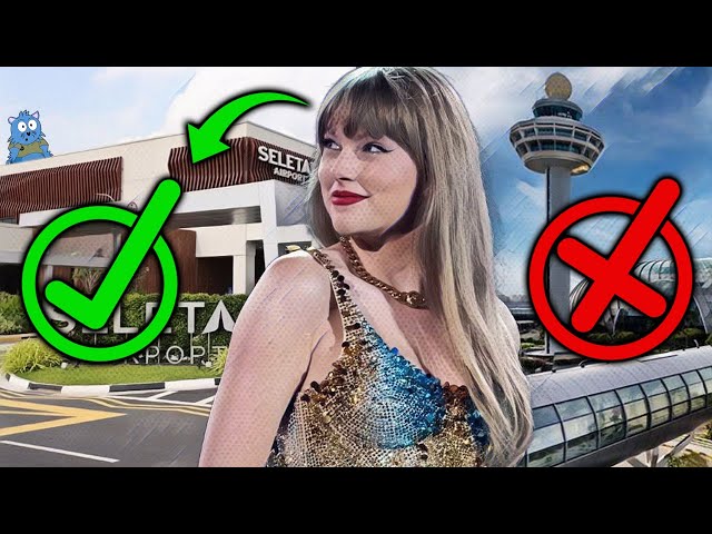 Why Taylor Swift Landed at Seletar Airport Instead of Changi Airport