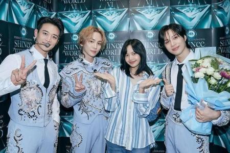 Blackpink’s Lisa lends support to Shinee at S'pore concert
