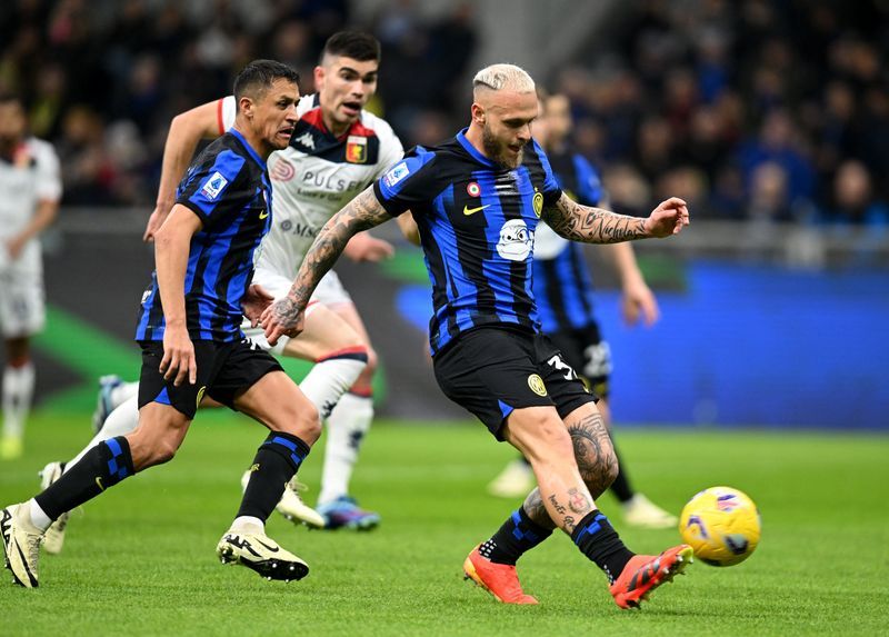 Soccer-Inter extend Serie A lead to 15 points with hard-fought win over Genoa
